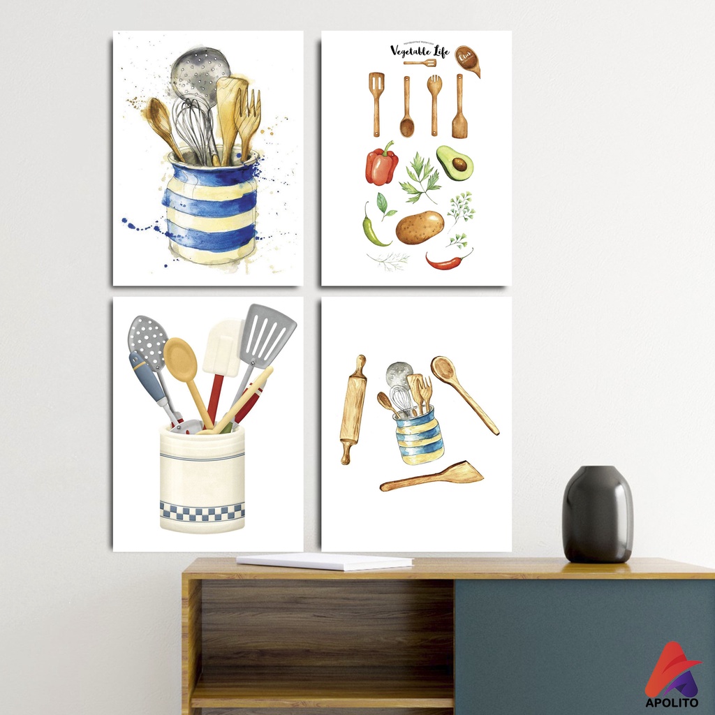 HIASAN DINDING KITCHEN WALL DECOR PAJANGAN POSTER KAYU DAPUR KITCHEN