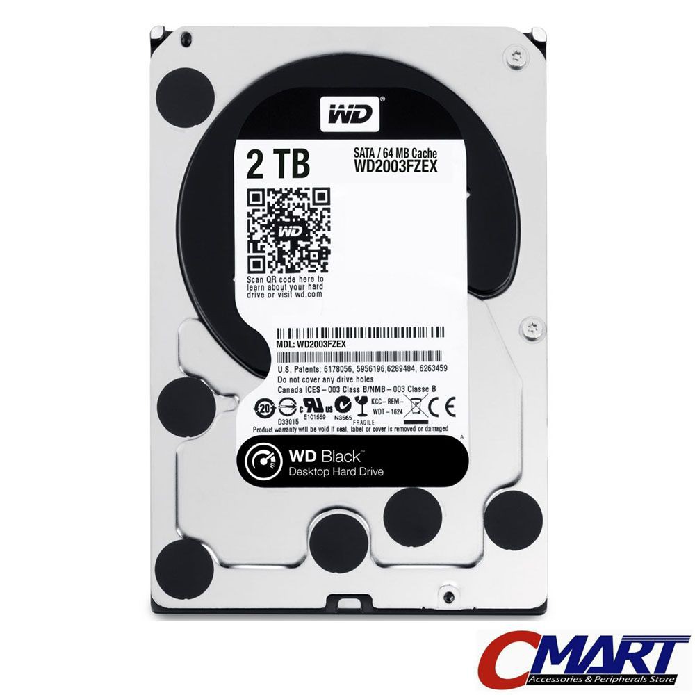 WD Caviar Black 2TB 3.5 HD HDD Hardisk Harddisk Internal WD2003FZEX