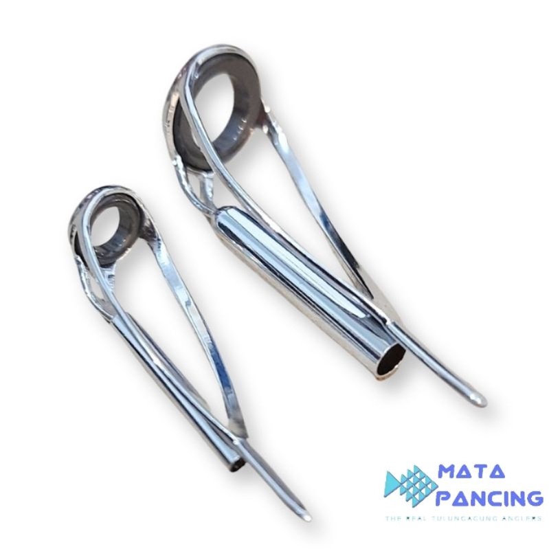 Ajiking ring guide joran tip top stainless anti karat untuk joran casting jigging trolling bisa dipasang diberbagai merk joran daido daiwa relix nusantara dll