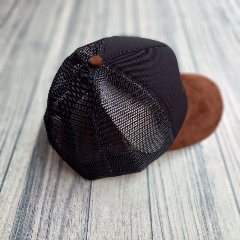 topi trucker suide, topi jaring suide model terbaru