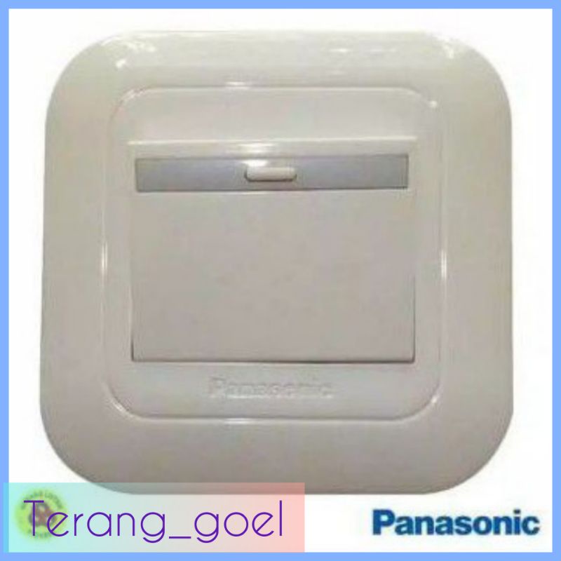 Saklar Engkel Panasonic Tanam / Saklar Tunggal/ Single Switch Wide Series (Besar) WEJ 5541 Panasonic