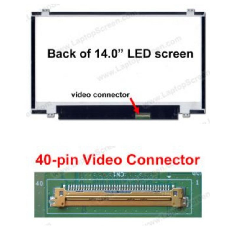 Led 14.0 Slim 40 pin
