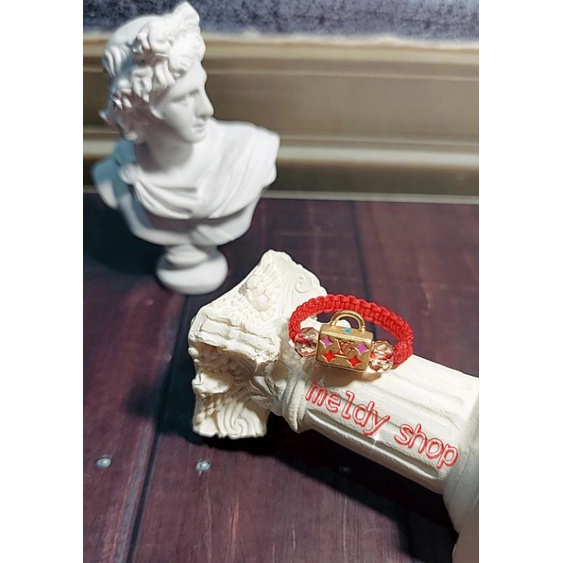 cincin tali ulir kepang adjustable variasi emas 24k hongkong 999 charm mawar naga jilin pixiu bambu 