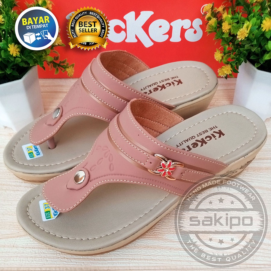 HUJAN PROMO 7.7 !! SANDAL WANITA DEWASA WEDGES JAPIT PRES MURAH TRENDI NYAMAN DIPAKAI / SAKIPO