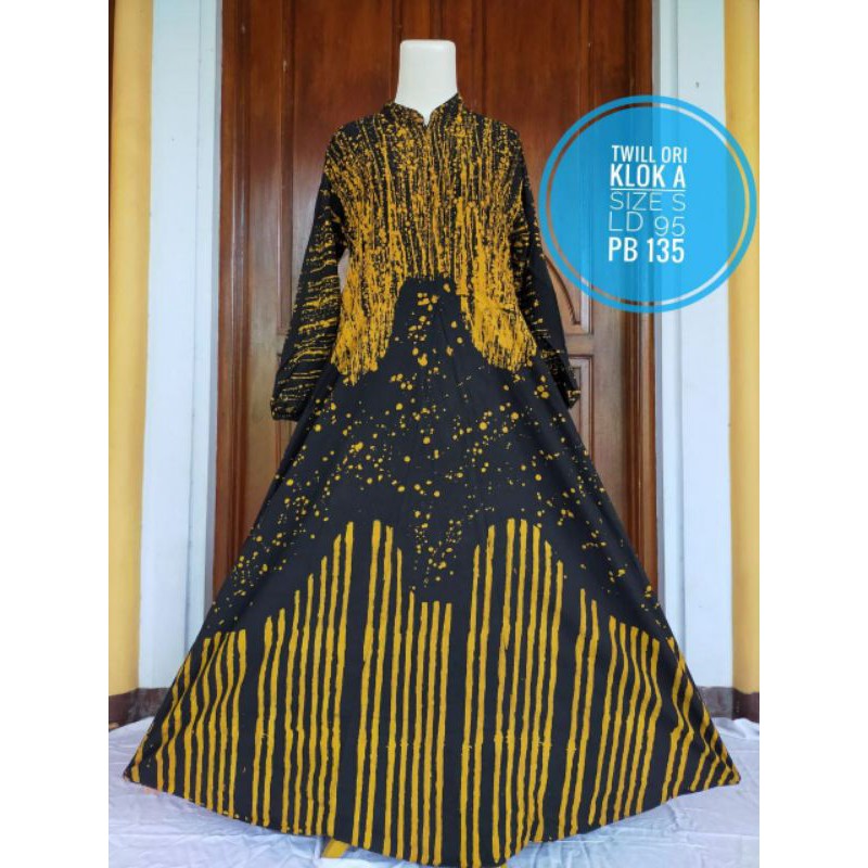 Gamis twill ori size s