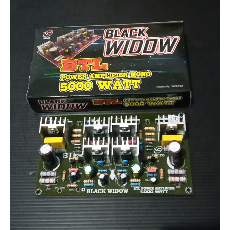 Black Widow Power SAFARI BTL 5000W VACCO