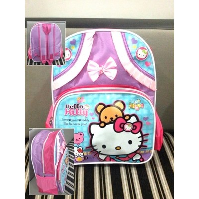 TAS RANSEL HK PITA UNGU tas ransel hello kitty anak tas sekolah besar high quality