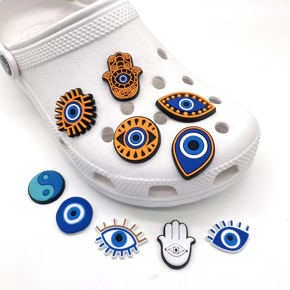 Charms Crocs Evil Eyes Untuk Dekorasi Sepatu