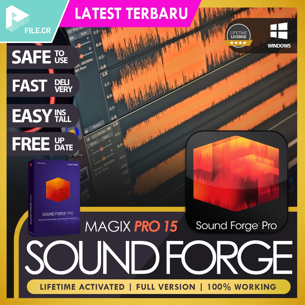 

16.1 MAGIX SOUND FORGE Pr EASY INSTALL LIFETIME PREMIUM FAST DELIVERY SAFE