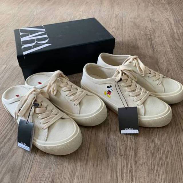  Sneaker  Zara  mickey sepatu  Zara  mickey Shopee Indonesia