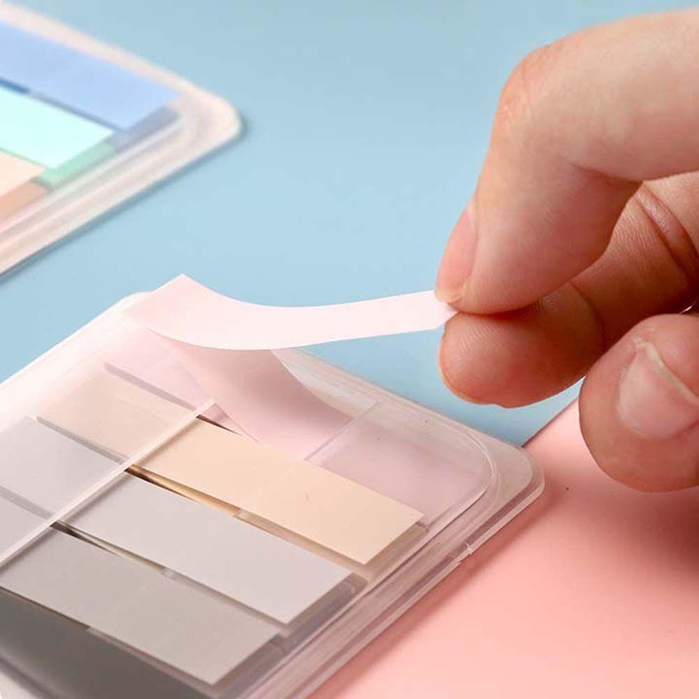 Lanfy Index Memo Pad Self-Adhesive Student To Do List Kertas Sekolah Kantor Alat Tulis Bookmark Marker Sticky Note