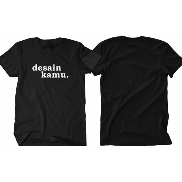 KAOS TULISAN CUSTOM SABLON POLYFLEX