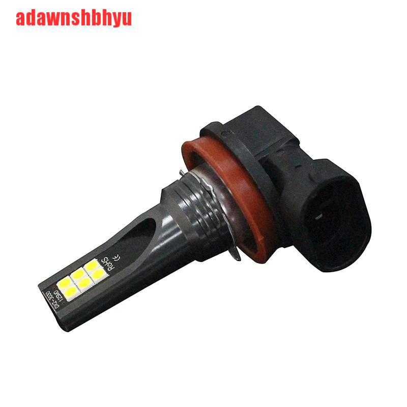 1pc Lampu Led H8/H9 H11 3030 12smd 12v 6000k Untuk Fog Lamp Mobil