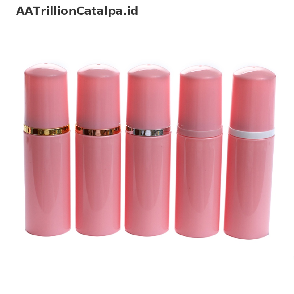 1 Pc Botol dispenser Sabun Cair lotion mousse 60Ml Warna pink Terang