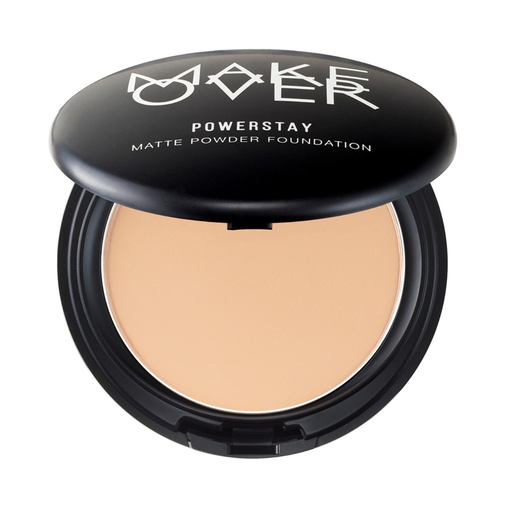 MAKE OVER Powerstay Matte Powder Foundation | Makeover Bedak Padat Compact Powder by AILIN