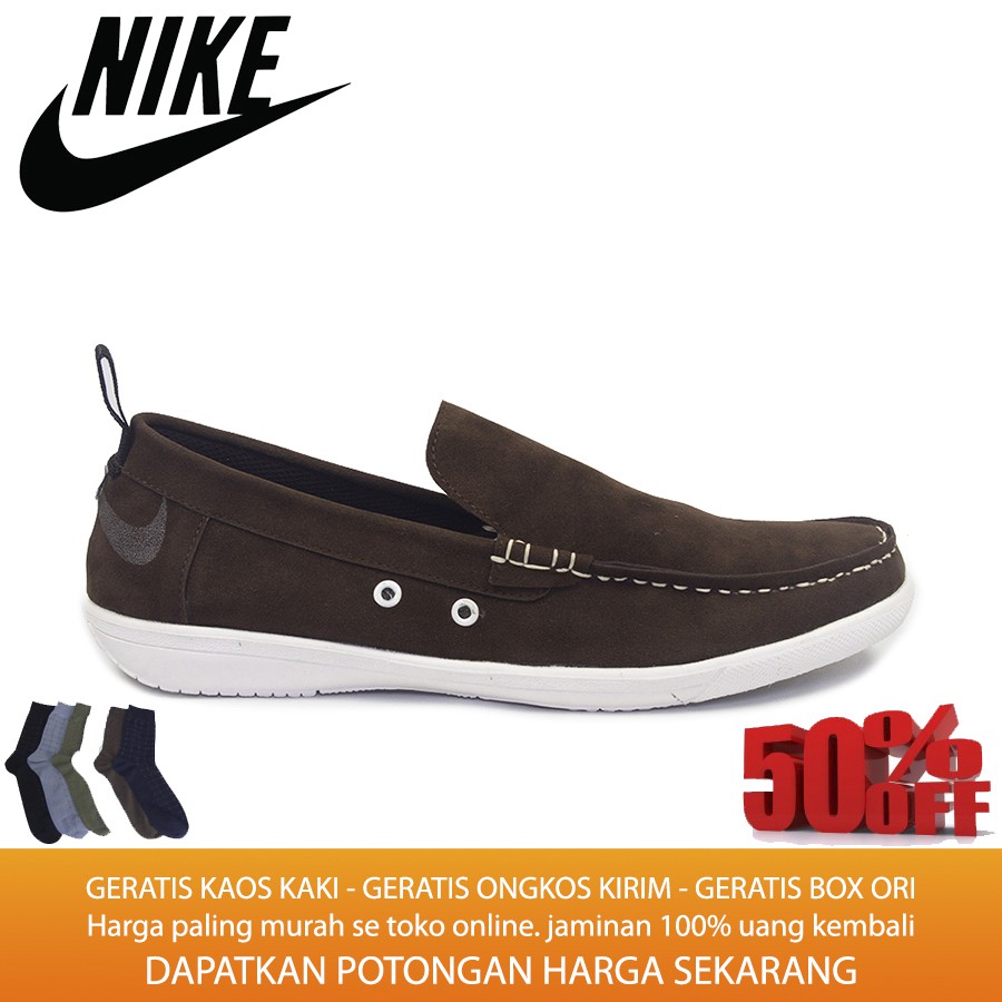 sepatu murah nike smirh coklat