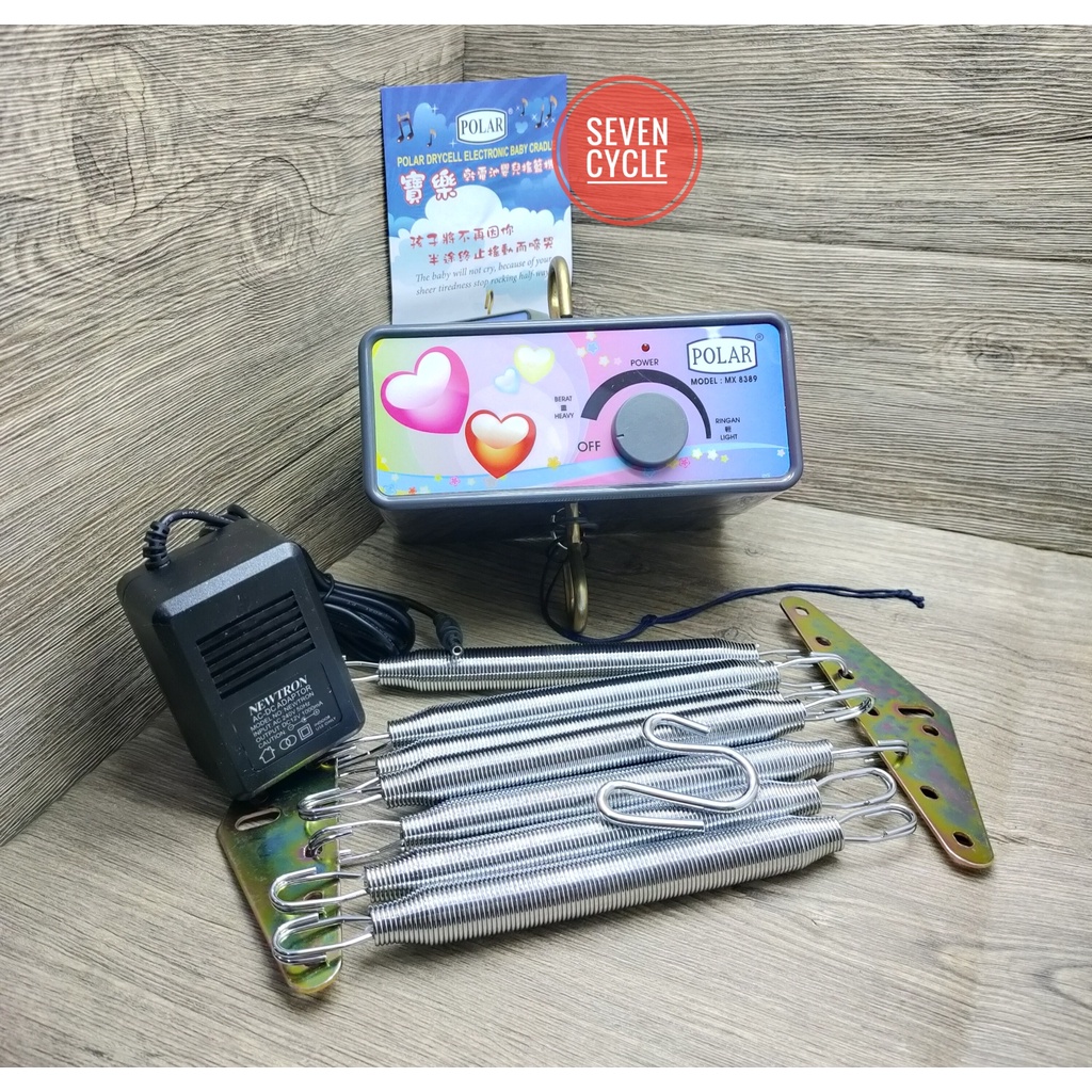 Mesin ayunan bayi elektrik POLAR Basic baby cradle electronic