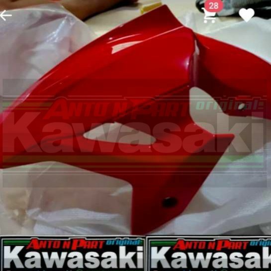 Spakbor fender slebor depan ninja 250 fi new 2018 merah original