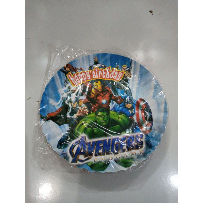 Piring AVENGERS Kertas Kue atau Buah