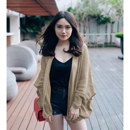 KALILA - TASYA Outer Cardygan Oversize Rajut Wanita Dewasa | Kardigan Cewek