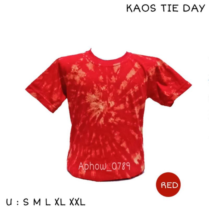 Kaos anak tie day kekinian uk 2-10tahun