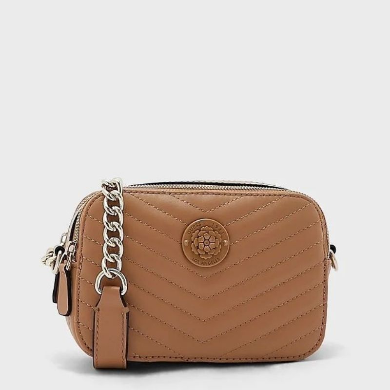 GUESSS Noelle Quilted Camera Crossbody