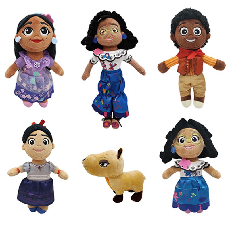 Disney Encanto Dolls Plush Toys Mirabe Antonio Jaguar Chispi Figures Great Kids Gift Decoration