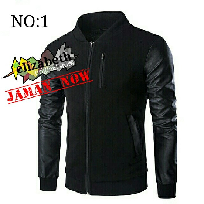 JAKET PRIA SEMI KULIT KEREN/JAKET PRIA TERBARU/JAKET MOTOR/TOURING