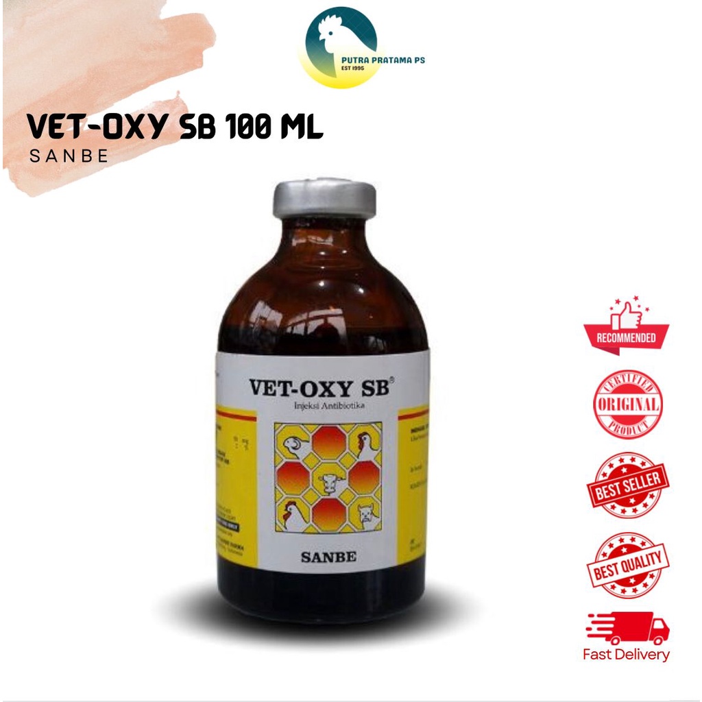 Jual VETOXY SB 100 ml SANBE Untuk infeksi penyakit bakteri