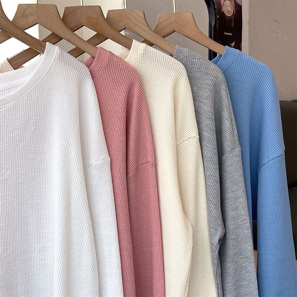 BEARYJEANS Thin Sweater Pastel Color Import Premium Korean Style Atasan Lengan Panjang - BJ032