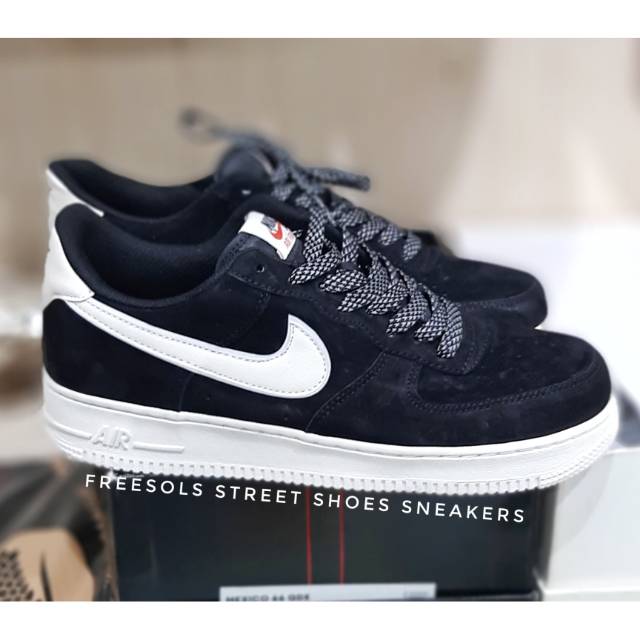 nike air force 1 07 lv8 black suede