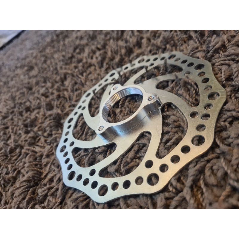 Rotor piringan disc brake rem cakram disc brake model drat ulir hub freehub rotor cakram sepeda bicycle Anak kid Brake Bike