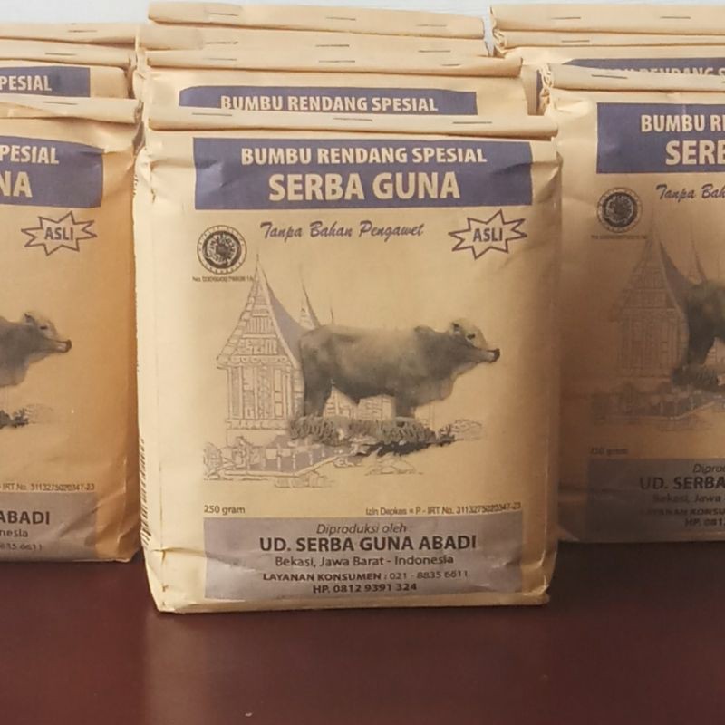 

BUMBU BUBUK RENDANG SPESIAL ISI 200 GRAM BRAND SERBA GUNA