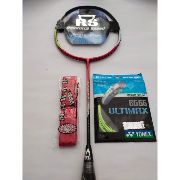 (COD)RAKET BADMINTON RS SOLITAIRE 200 LTE SIAP PAKAI (BONUS GRIF+HANDUK)