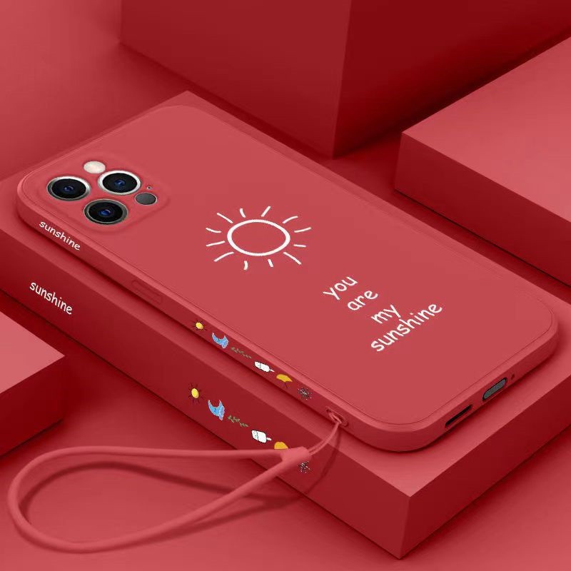 Case Oppo A16 A74 A95 4G A54 Tali Motif Sunshine Silikon Printing Terbaru Casing Soft Case Pelindung Kamera Handphone-5