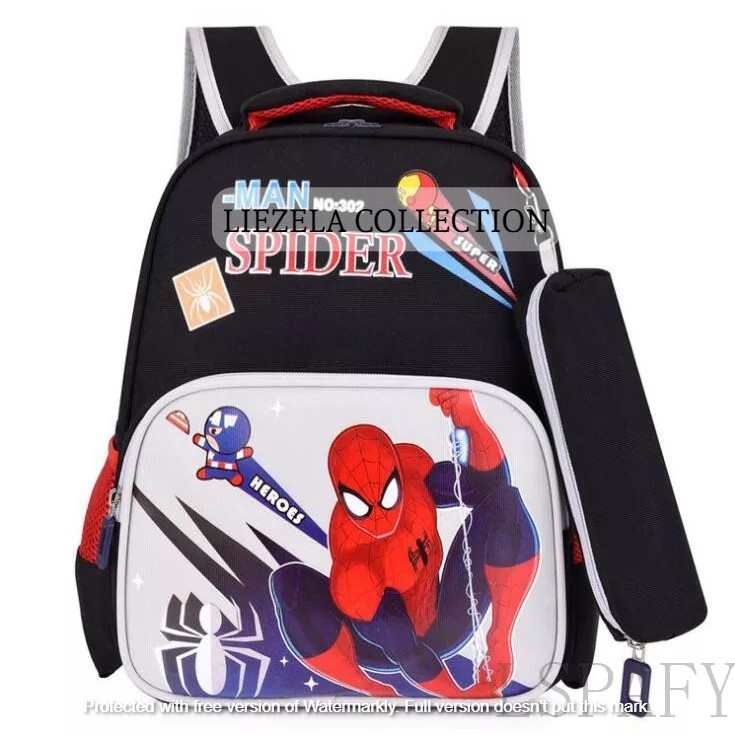 BISA BAYAR DI TEMPAT [COD] Ransel Sepidermen Ransel Spiderman Super Hero Unisex_Tas Ransel Sekolah A