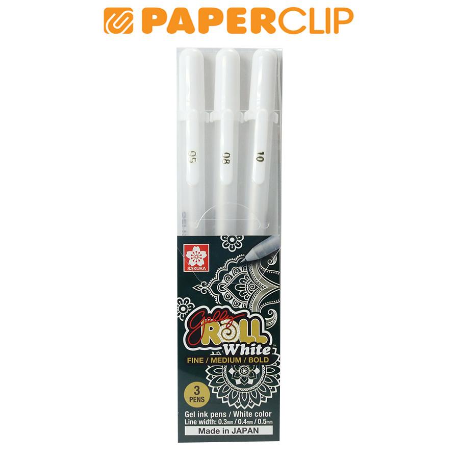 

BALLPOINT SAKURA GELLY ROLL XPGB-3WT/3 WHITE