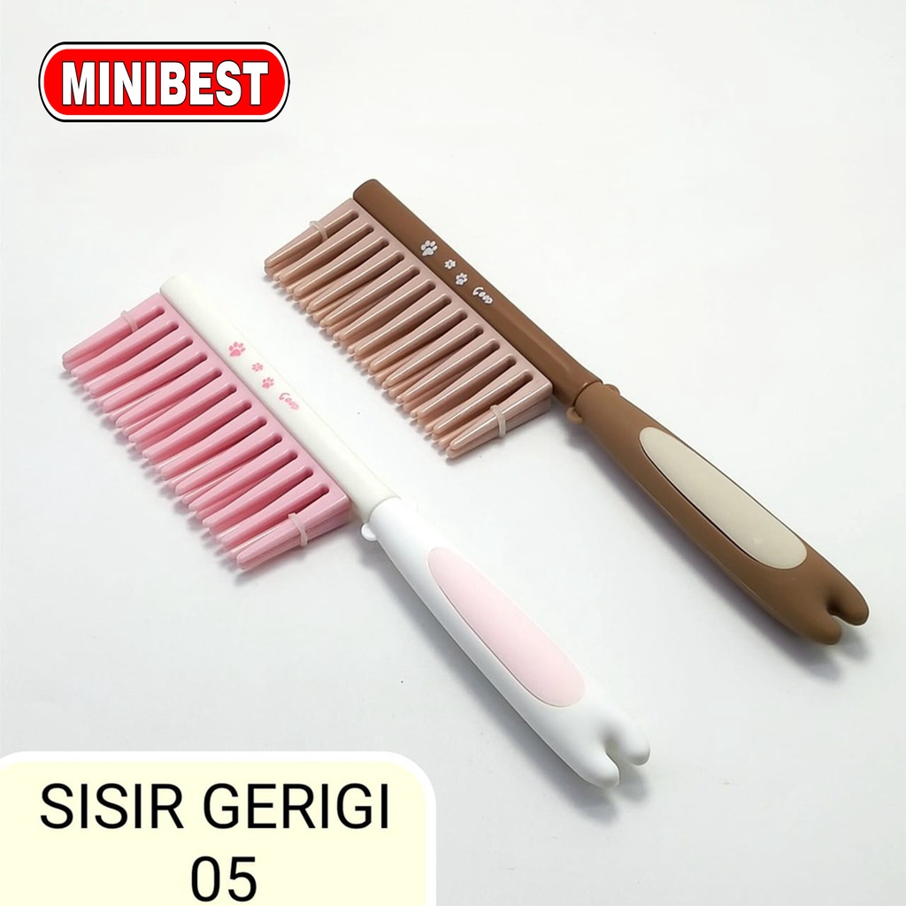 [ MB ] Sisir Gerigi lepas pasang / Sisir Bermotif