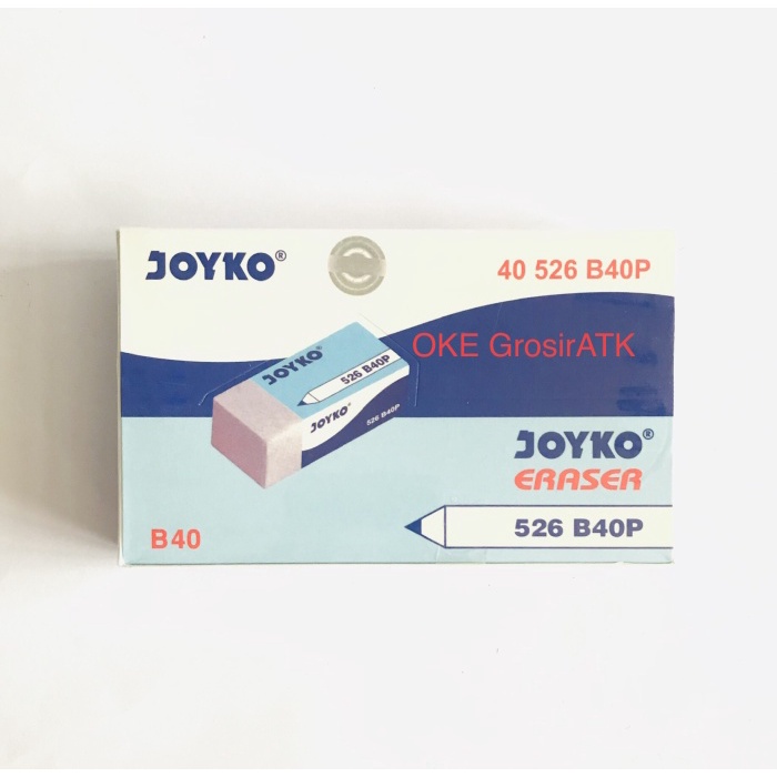 

Cantik Penghapus Pensil Joyko B40P (Putih) [Pak=40Pcs] Promo