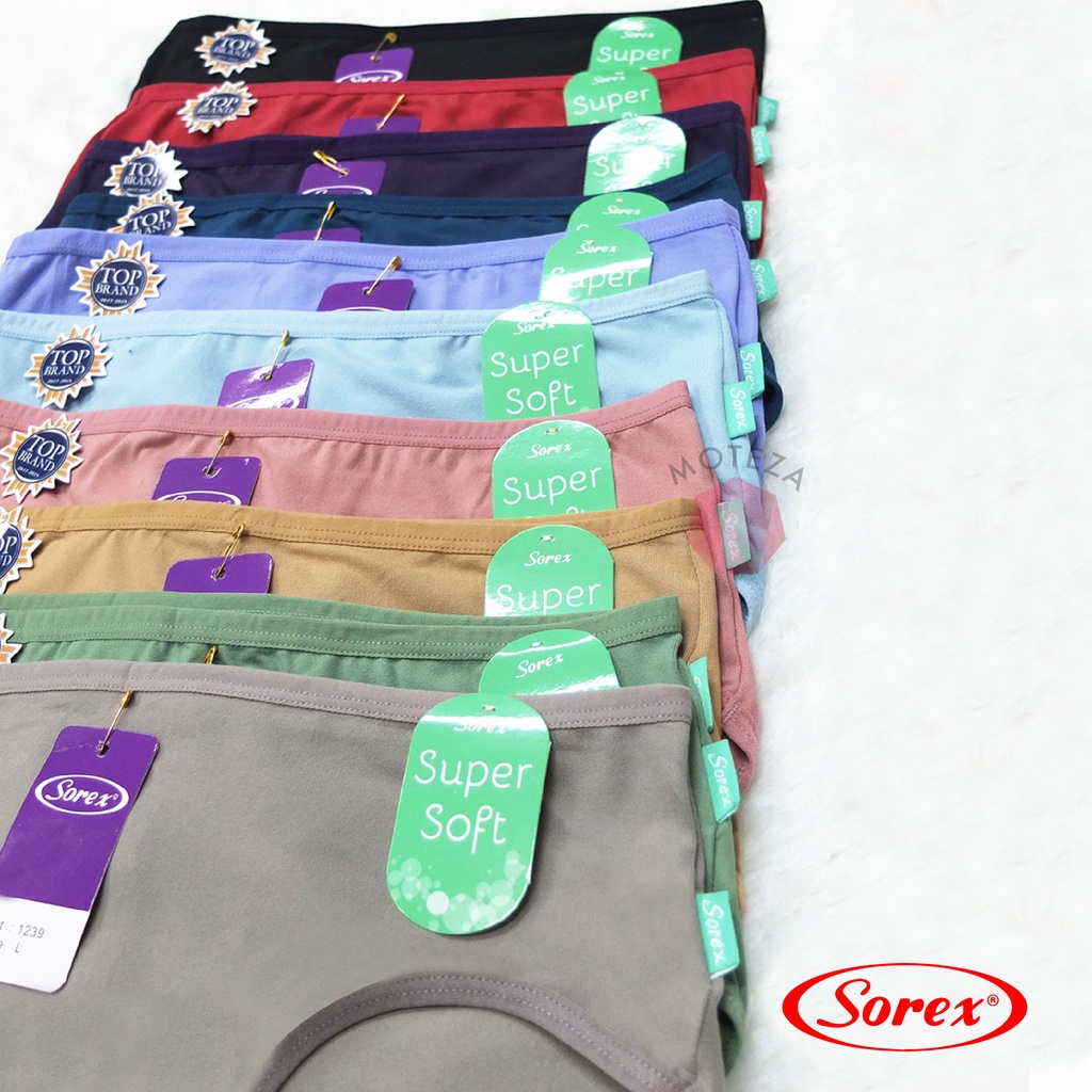 Sorex CD 1239  Celana Dalam Wanita - Midi Panty Super Soft - M L XL XXL | BISA PILIH WARNA