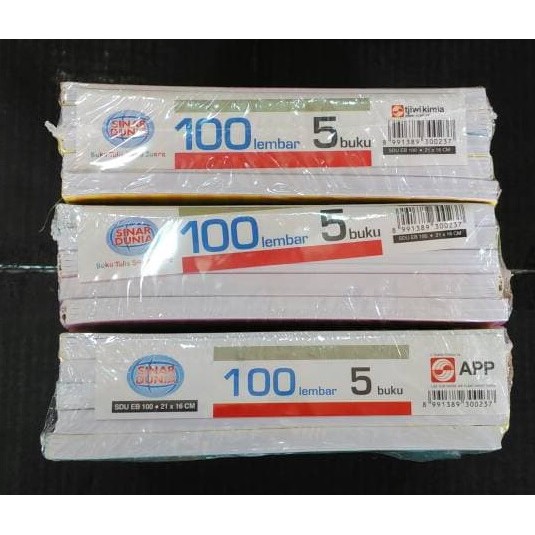 

Mi Buku Tulis Sinar Dunia SiDU 100 Lembar - 1 Pak