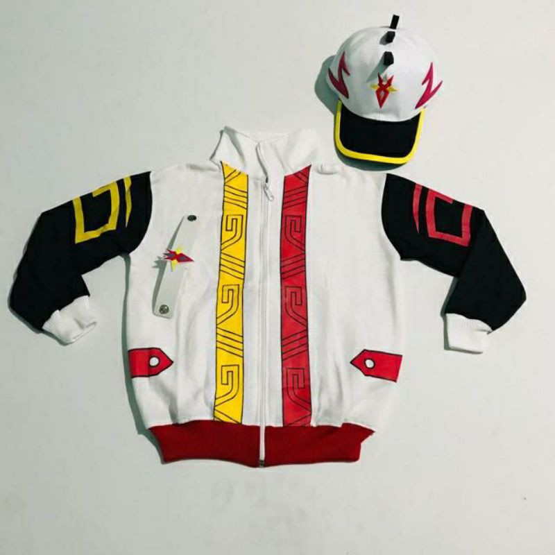 jaket dan topi boboiboy supra