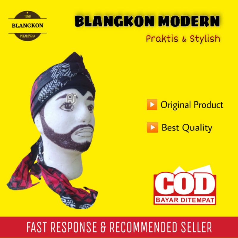 Blangkon Jawa Modern Iket Kepala Sunda Udeng Jogja Peci Batik Jogokariyan Topi Pria Totopong Sunda