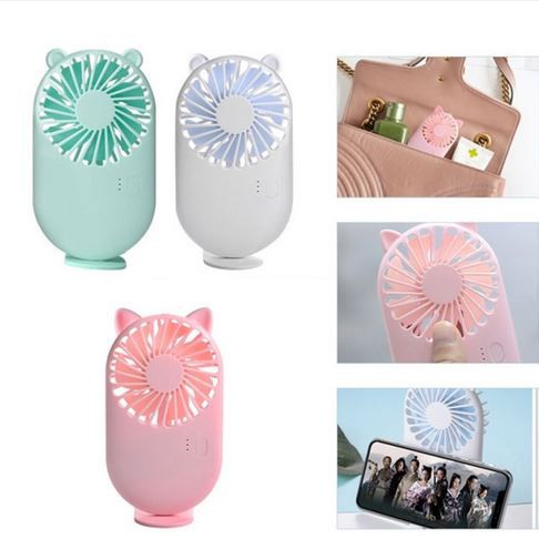 (COD) Terbaru!! Kipas angin saku Cute Cooling Fan Desktop Hand Held Mini Portable Pocket fan | Kipas MURAH BERKUALITAS LUCU UNIK