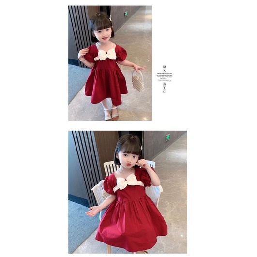 Amspro Dress anak perempuan pakaian anak perempuan dress Cindy