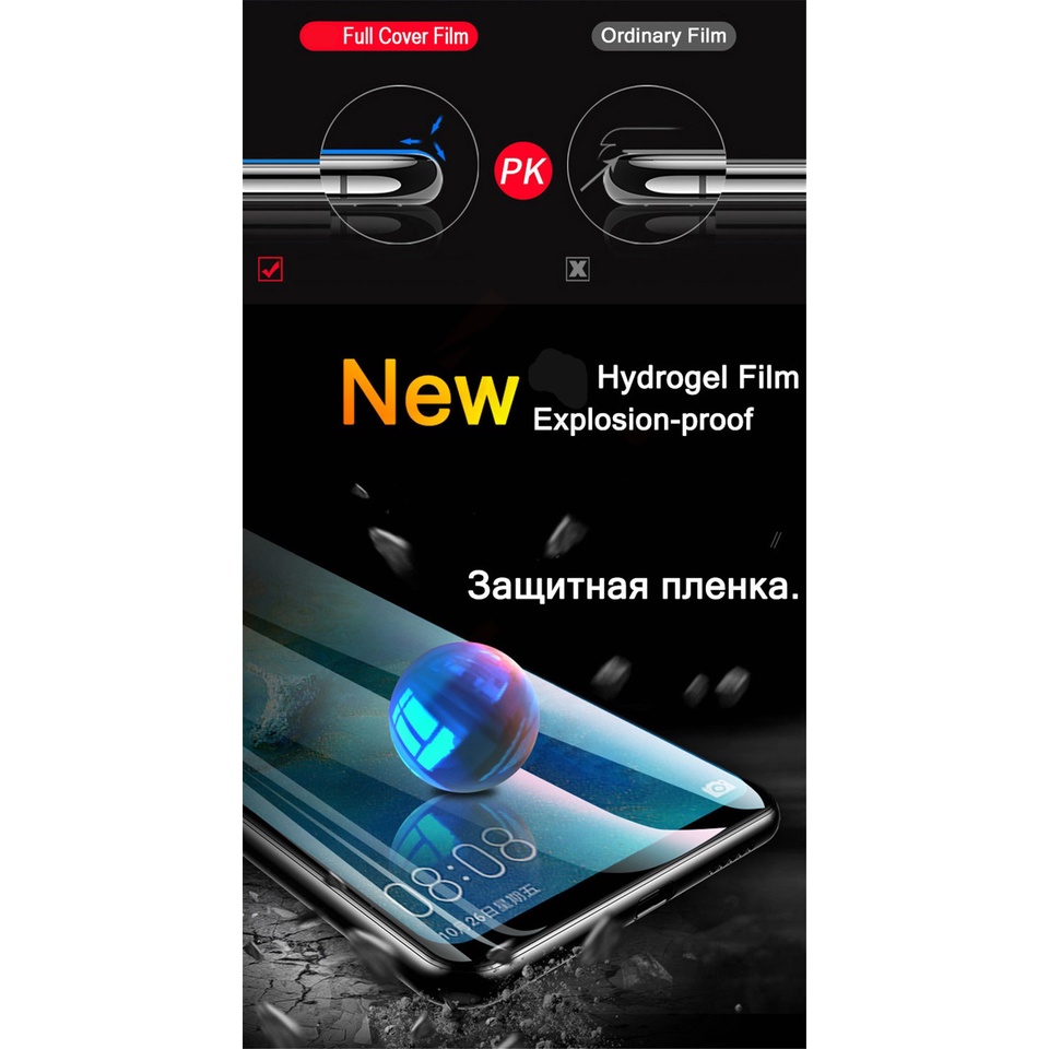 Film Pelindung Layar Hydrogel 20d Untuk Huawei P40 P20 P30 Lite Honor Mate 30 20 Pro 10 I Lite