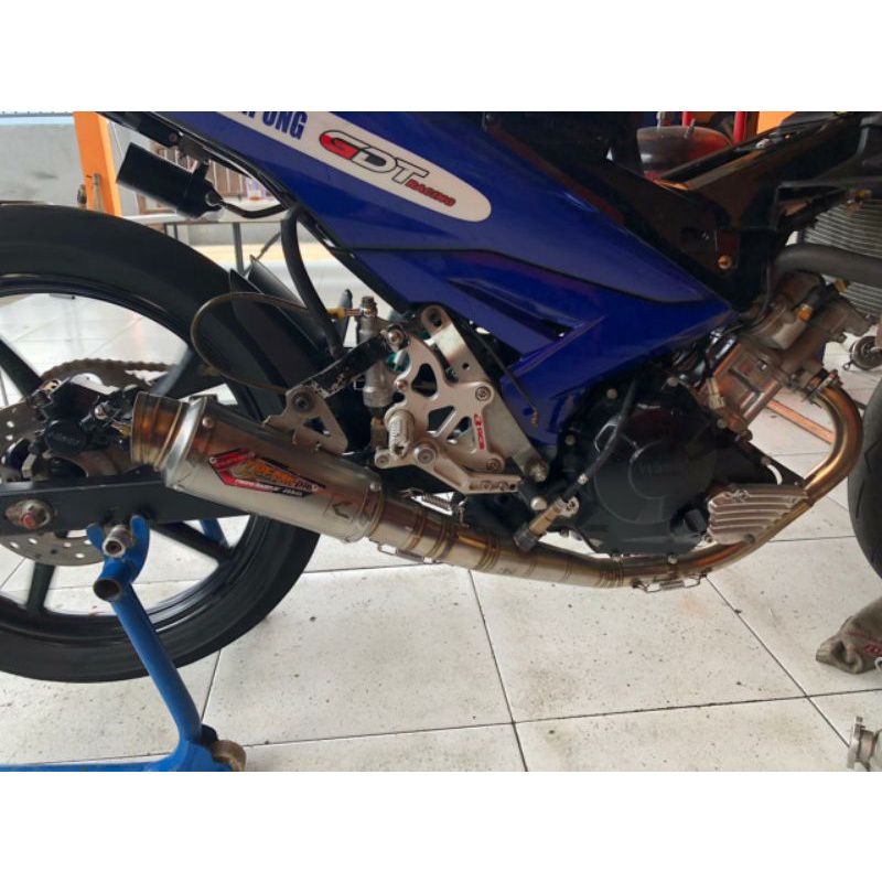 Knalpot Creampie Original Jogja Mxking150 Mx King 150  Y15ZR CP3 New Road Race  MP Stainless Steel O
