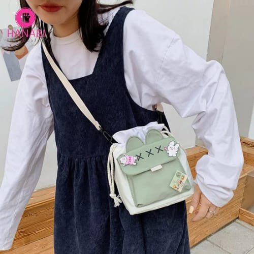 HANABI - Tas selempang CELLINE + PATCH tas slingbag lucu