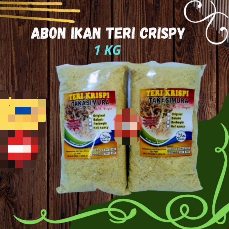 

Abon ikan teri crispy
