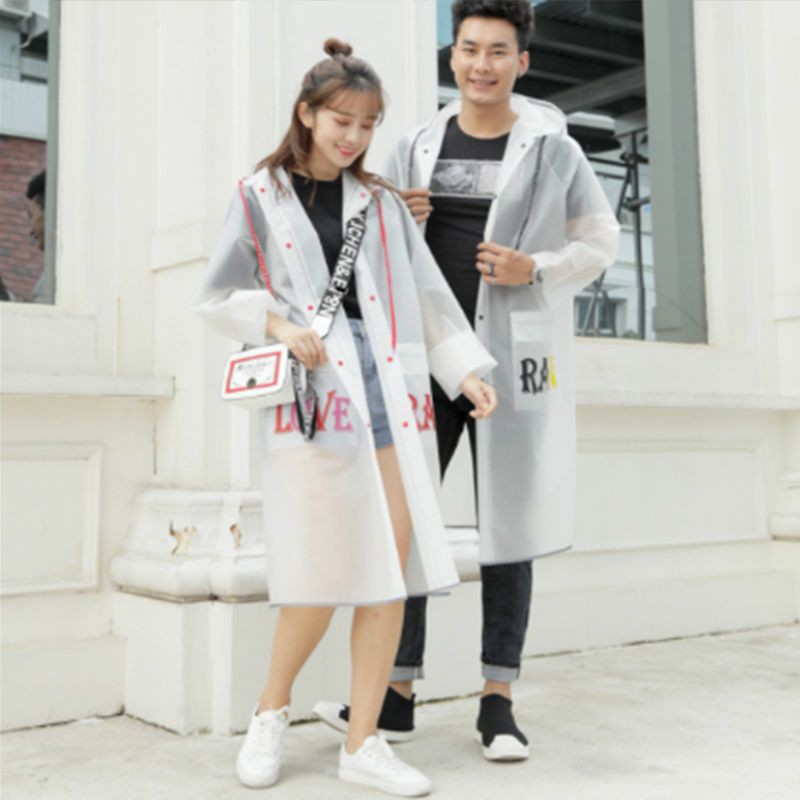 【JAS HUJAN TRANSPARANT PANJANG OUTDOOR MODEL KOREA 】